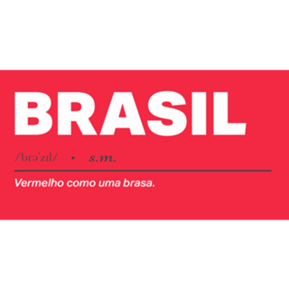 Vermelho Brasil como Brasa Copa do Mundo 2022