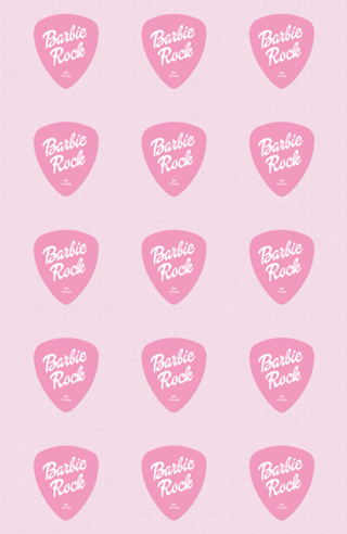 Palheta de Guitarra da Barbie