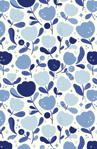 Tulipas Indigo - Floral