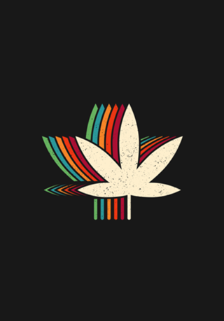 Folha da Maconha Retro