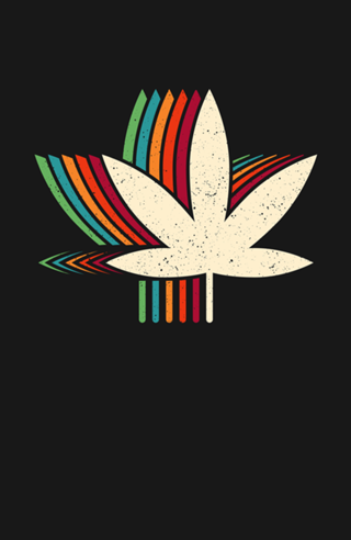 Folha da Maconha Retro