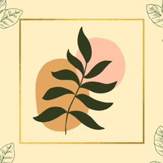 Almofada Planta com Fundo Moderno