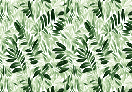Padrão de Folhas Verdes