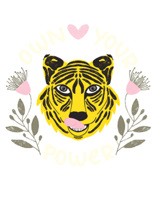 Camiseta Feminina Tigre Own Your Power