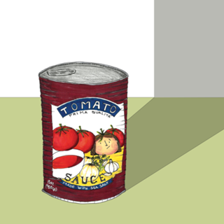 A menina q so via o pingo do molho de tomate3