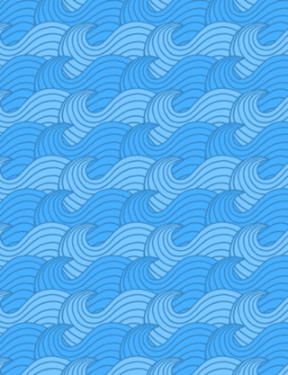 Blue sea Waves