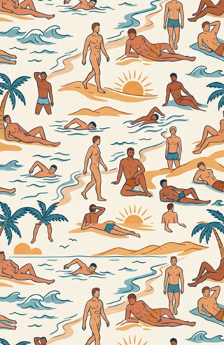 Praia de naturismo: Liberdade Retro