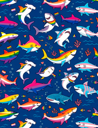 Tubarões do Orgulho: Mar de Diversidade