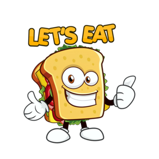 Let's Eat - vamos comer desenho cartoon
