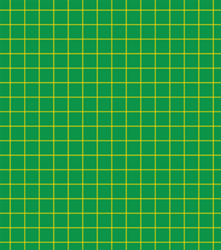 Grid quadrado minimalista Brasil - verde e amarelo