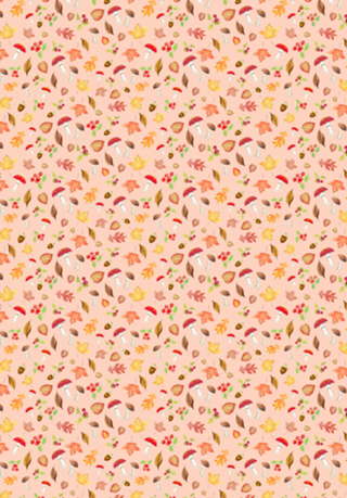 Fall Forest (cor de fundo rosa)