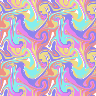 Tie dye cor pastel
