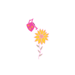 Flores no jardim
