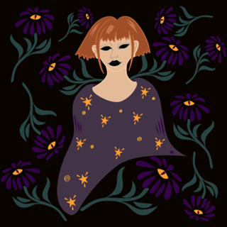 Spooky girl flower