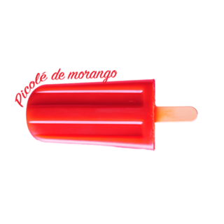 Picolé de morango