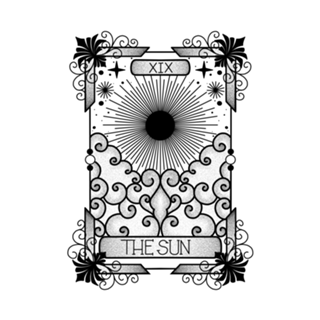 The Sun Black Tarot
