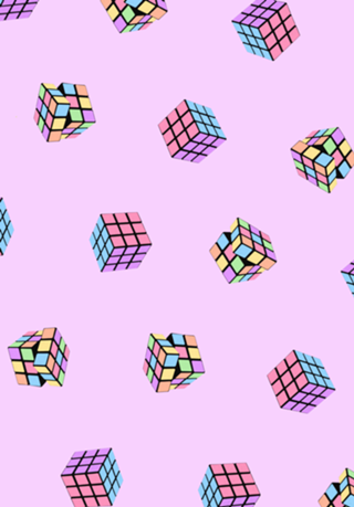 Cubo mágico pastel