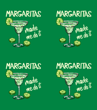 Margaritas Me Fizeram Fazer Vintage Cocktail