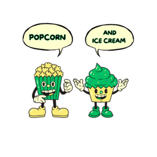 Popcorn and Ice Cream