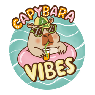 Capivara super fofa kawaii
