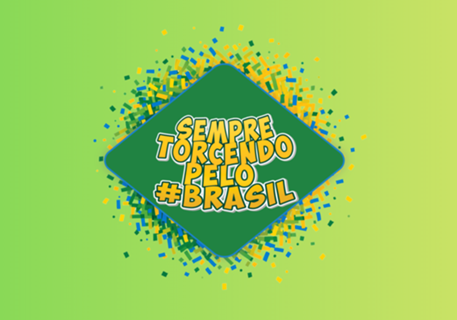 Sempre torcendo pelo Brasil