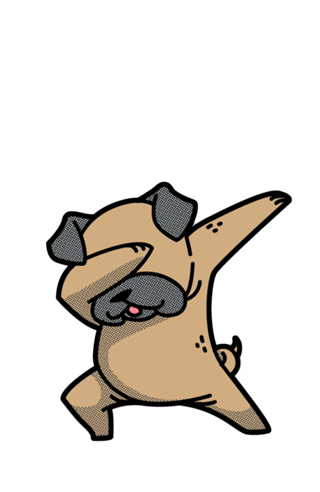 Dabbing Dog