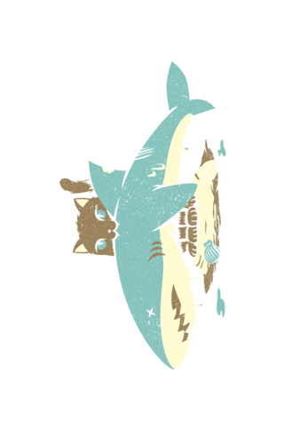 Cat Shark Funny Cat