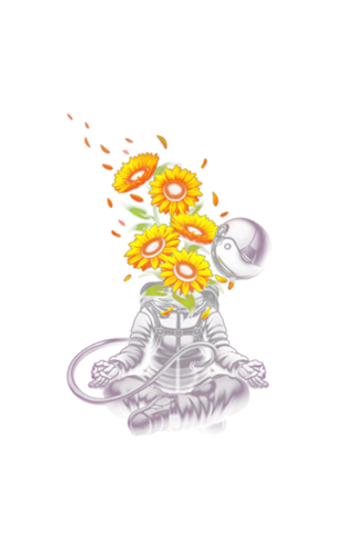 Meditation Astronaut Spring