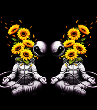 Meditation Astronaut Spring