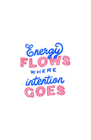 Energy Flows Where Intention Goes