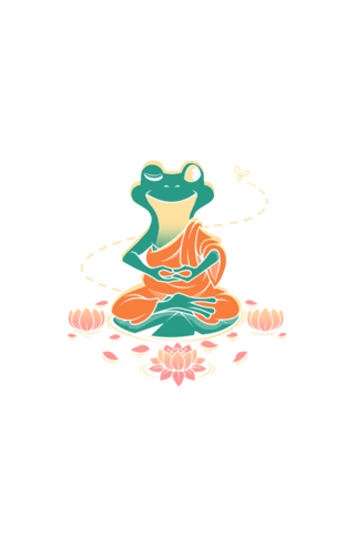 Meditation Frog