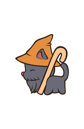 Mage Wizard Cat Witch