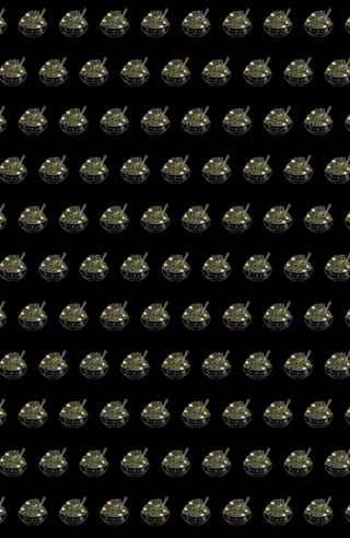 Ramen Lines Minimalist Cat