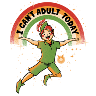 I Can't Adult Today Dark Tone