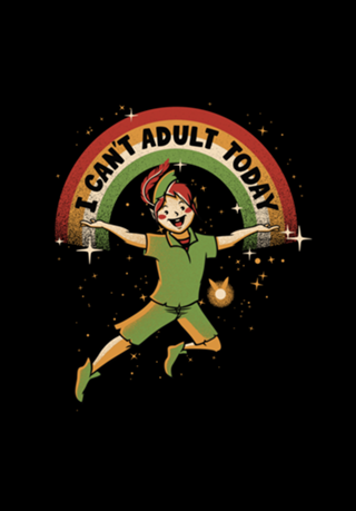 I Can't Adult Today Dark Tone