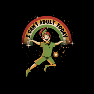 I Can't Adult Today Dark Tone