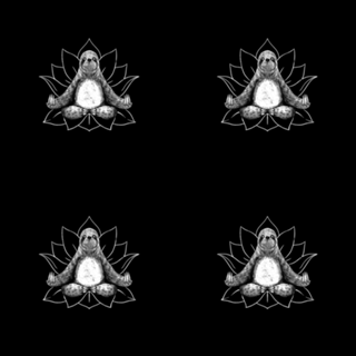 Zen Sloth Meditation Yoga