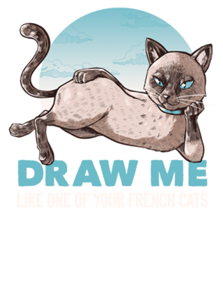 Draw Me Like One Of Your French Girls Cat Funny