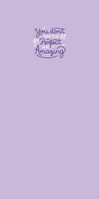You Don't Have to be Perfect to be Amazing