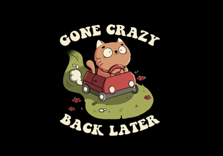 Cute Kitten Gone Crazy Back Later