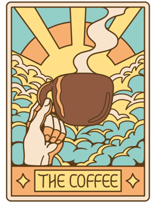 The Coffee Tarot Card