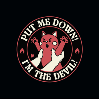 Put Me Down! I'm The Devil Cat