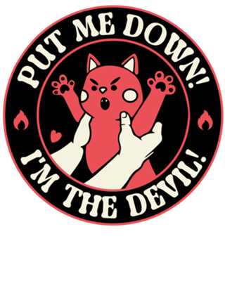 Put Me Down! I'm The Devil Cat