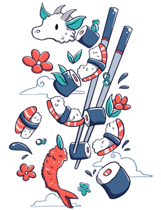 Dragonmaki Funny Sushi