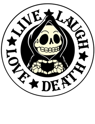 Live Laugh Love Skeleton