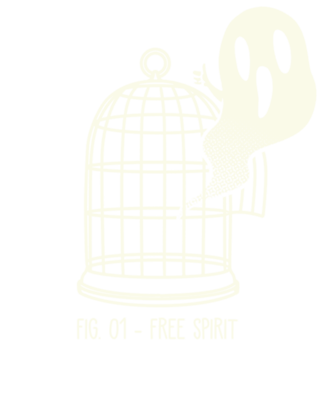 Free Spirit Funny Ghost