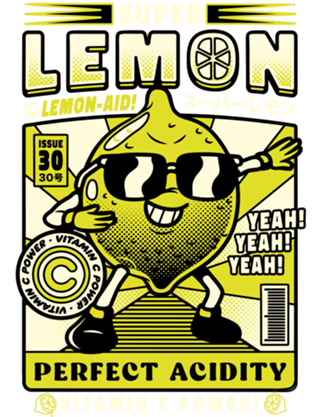 Super Lemon Power! Funny Fruit