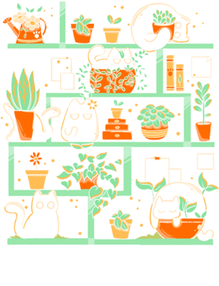 Kitten Garden Brown