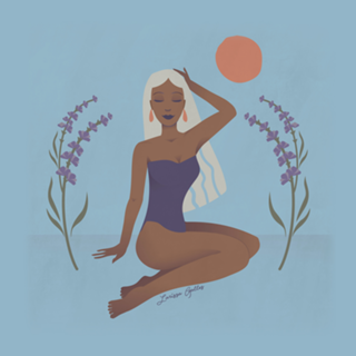 Mulher Lavanda