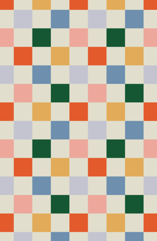 Checkerboard pattern RAINBOW